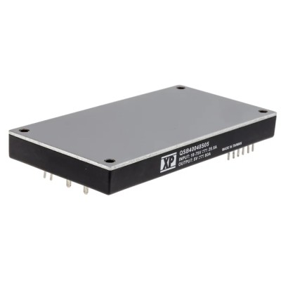 XP Power DC/DC Converter 5V DC 80mA 75V DC Input 18V Input 400W Through Hole SIP Package QSB400