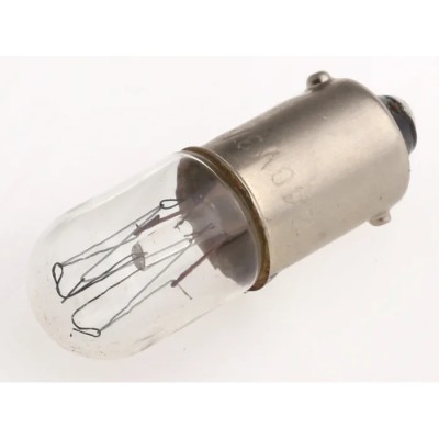 Orbitec BA9S Indicator Light, Clear Lens, 240V, 14mA Current, 10mm Diameter, 28mm Length, 1000h Lifespan BA9S