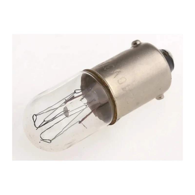 Orbitec BA9S Indicator Light, Clear Lens, 240V, 14mA Current, 10mm Diameter, 28mm Length, 1000h Lifespan BA9S