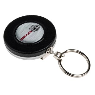 Securikey Stainless Steel Retractable Key Chain Silver RBLBLOGOSKY
