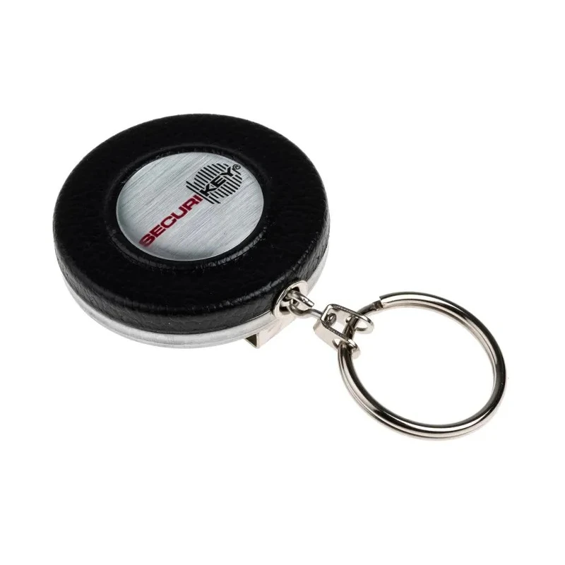 Securikey Stainless Steel Retractable Key Chain Silver RBLBLOGOSKY