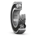 SKF Single Row Deep Groove Ball Bearing 45 mm ID, 85 mm OD, 19 mm Race Width, Sealed Ends, Steel Cage 6209-2RS1