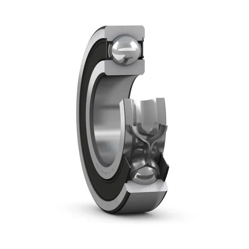 SKF Single Row Deep Groove Ball Bearing 45 mm ID, 85 mm OD, 19 mm Race Width, Sealed Ends, Steel Cage 6209-2RS1