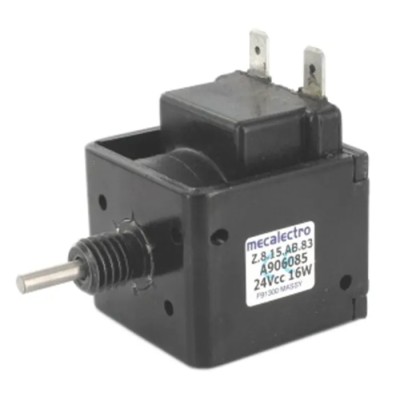 Mecalectro Heavy Duty Single-Acting Linear Solenoid 230V AC 15mm Stroke 275W Z815DAB83