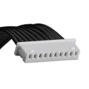 Molex 10 Way Female PicoBlade to 10 Way Female PicoBlade Wire to Board Cable, Black Polyester Jacket, 150mm 15134-1002