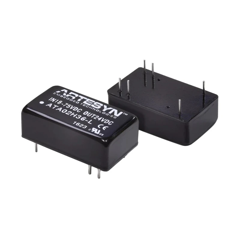 Artesyn / Advanced Energy ATA DC/DC Converter 15V -15V 265mA 8W Through Hole DIP Package ATA02CC36-L
