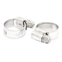 RS PRO 316 Stainless Steel Slotted Hex Hose Clip 12.3mm Band Width 13-20mm Inside Diameter 172-0594