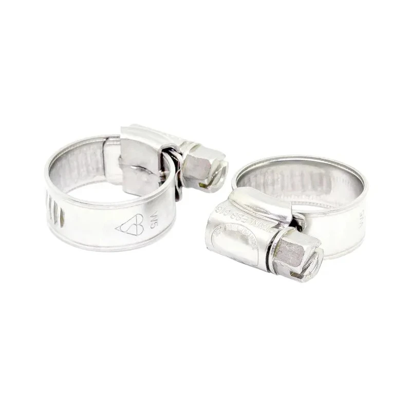 RS PRO 316 Stainless Steel Slotted Hex Hose Clip 12.3mm Band Width 13-20mm Inside Diameter 172-0594