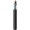 Belden 1502R Series Multimedia Control Data Cable 1 Pair 6.35mm Diameter 152m Length Blue Polyvinyl Chloride 1502R G75500