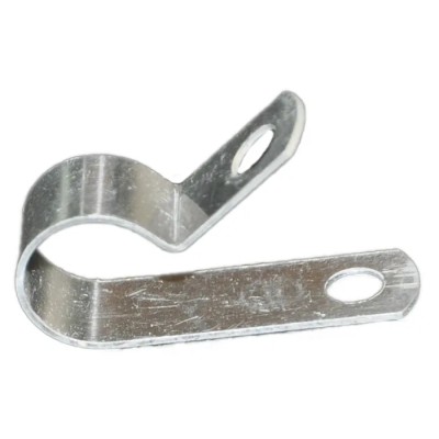 RS PRO Silver Aluminium Cable Clip 14.3 mm Max Bundle Diameter Screw Fixing 9.5 mm Width 172-0829