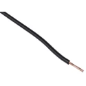Alpha Wire FlexiVolt Series Black Hook Up Wire 23 AWG 66 x 0.07 mm Core Strands 100 m Length Polyvinyl Chloride 285-7763