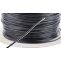 Alpha Wire FlexiVolt Series Black Hook Up Wire 23 AWG 66 x 0.07 mm Core Strands 100 m Length Polyvinyl Chloride 285-7763