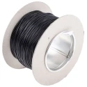 Alpha Wire FlexiVolt Series Black Hook Up Wire 23 AWG 66 x 0.07 mm Core Strands 100 m Length Polyvinyl Chloride 285-7763