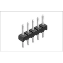 Hirose A4B Series Right Angle Through Hole Pin Header, 5 Contacts, 2 mm Pitch, 1 Row, Unshrouded A4B-5PA-2DS(51)