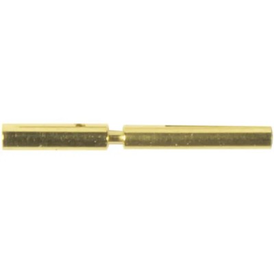 HARTING Female Crimp Circular Connector Contact Size M12 Copper Alloy Gold over Nickel Plating 12.7mm Length 210 110 090 21