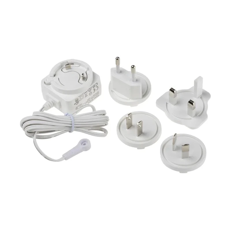RS PRO Interchangeable Plug for Use with RS PRO Data Loggers, 100-240 V AC Input, 9 V DC Output 172-0573