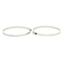 RS PRO 316 Stainless Steel Slotted Hex Hose Clip 14.7mm Width 130-150mm Inside Diameter 172-0610