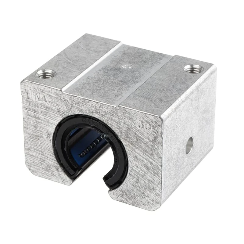 INA Bearing Unit 2-Bolt Base Linear Bearing Unit 30mm Inner Diameter Dynamic Load 5.9kN Static Load 6kN KGSNO30-PP-AS