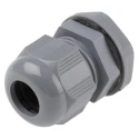 Alpha Wire FIT Wire Management Series Grey Chloroprene Rubber, Polyamide Cable Gland, M20 Thread, 6 mm min., 12 PMC20 SL080