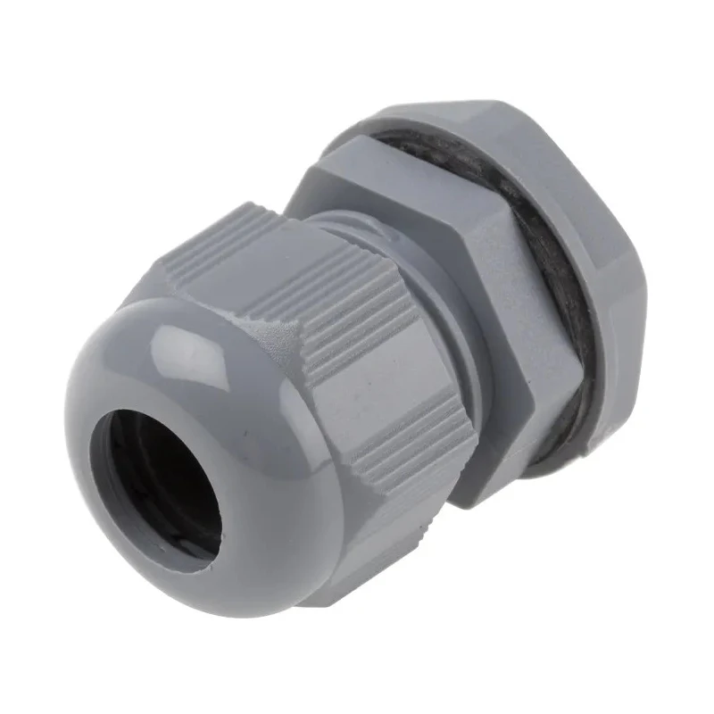 Alpha Wire FIT Wire Management Series Grey Chloroprene Rubber, Polyamide Cable Gland, M20 Thread, 6 mm min., 12 PMC20 SL080
