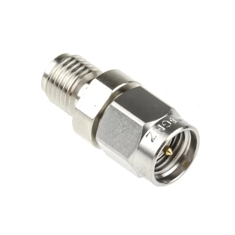 Radiall SMA Straight RF Attenuator 10 dB, 2 GHz to 6 GHz, 50Ω, Nickel Plated Brass Body R411810124