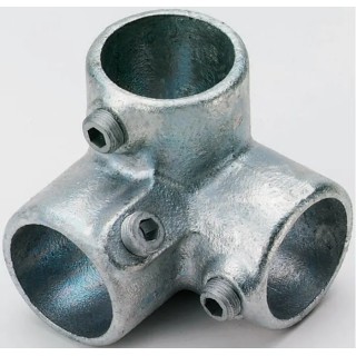 RS PRO 3-Way Connector Connecting Component Cast Iron Compatible Tube Size 48.3 mm 286-3415