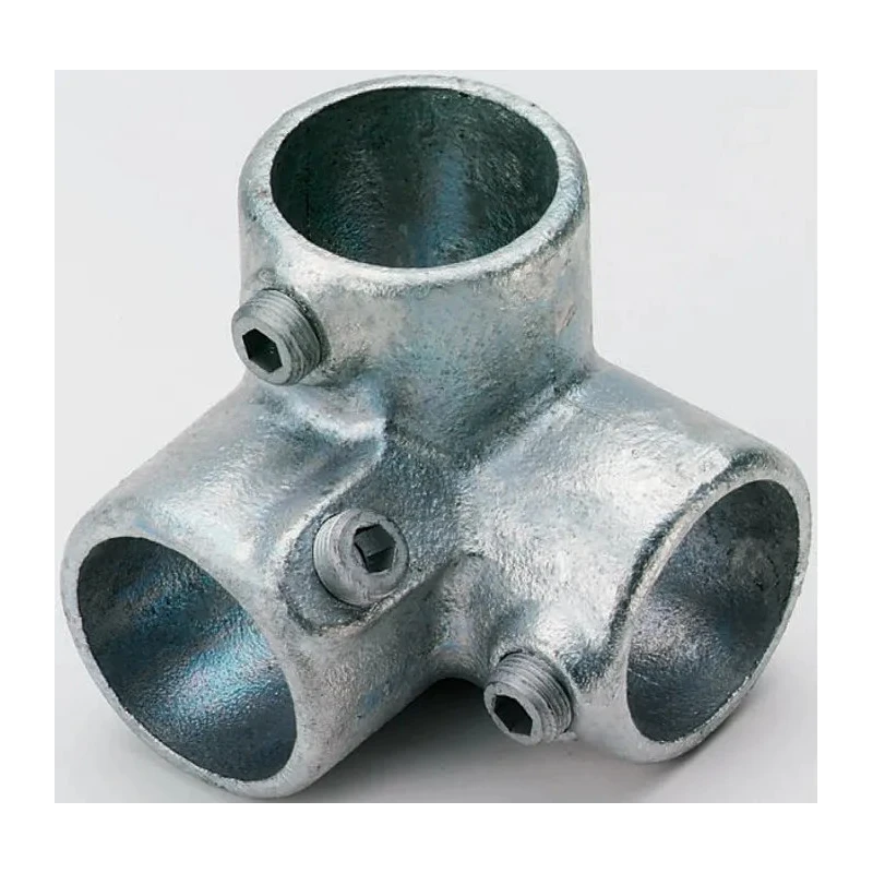 RS PRO 3-Way Connector Connecting Component Cast Iron Compatible Tube Size 48.3 mm 286-3415