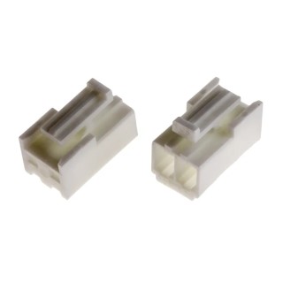 JST VHR Female Connector Housing Cable Mount 3.96 mm Pitch 2 Way 1 Row Straight VHR-2N