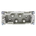 HARTING Heavy Duty Power Connector Insert Han K Series Male 80A 830V, Silver-Plated Copper Alloy Contacts 09380062611