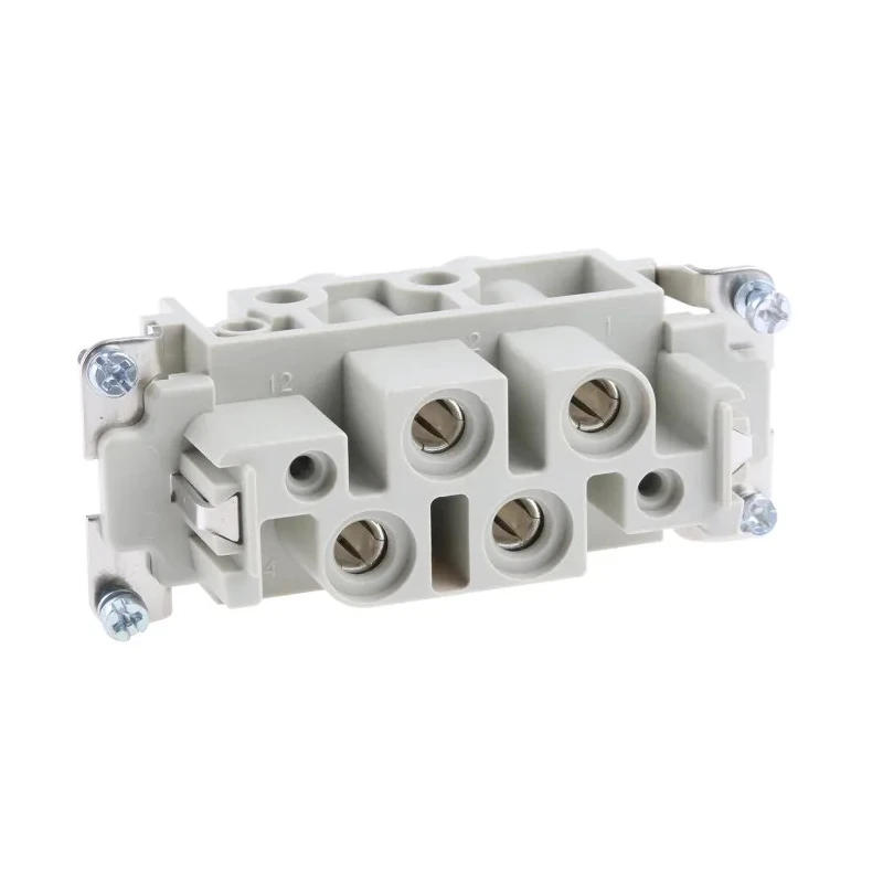 HARTING Heavy Duty Power Connector Insert Female 4 Contacts 80A 830V Han K Series 09380062711