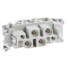 HARTING Heavy Duty Power Connector Insert Female 4 Contacts 80A 830V Han K Series 09380062711