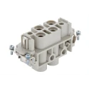 HARTING Heavy Duty Power Connector Insert Female 4 Contacts 80A 830V Han K Series 09380062711