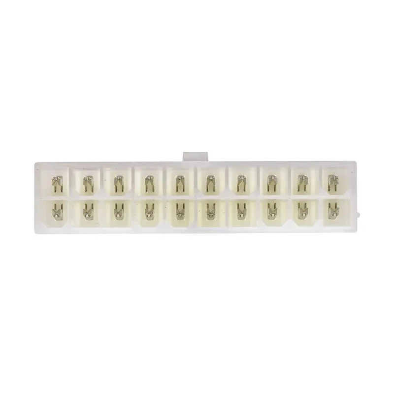 Molex Mini-Fit Jr Series Vertical Through Hole PCB Header 20 Contacts 4.2mm Pitch 9A Current Rating 39-28-1203