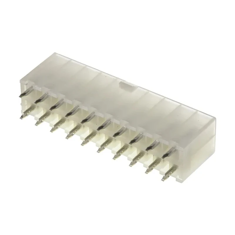 Molex Mini-Fit Jr Series Vertical Through Hole PCB Header 20 Contacts 4.2mm Pitch 9A Current Rating 39-28-1203