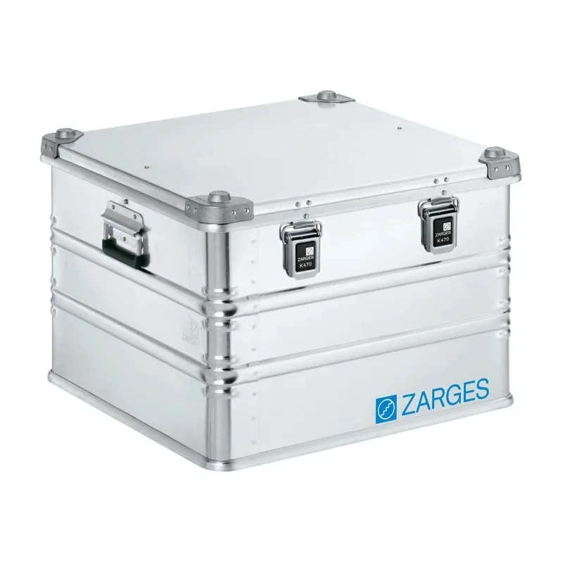 Zarges K 470 Metal Waterproof Watertight Aluminium Transit Case, IP54, 600x600x410 mm 40859