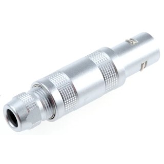 LEMO Industrial Circular Connector, 2 Contacts, Cable Mount, 9 mm, Plug, Male, IP50, Brass Housing, 2100V FFA.0S.302.CLAC37