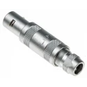 LEMO Circular Connector 2 Contacts 9 mm Cable Mount Plug Male Brass Solder Termination IP50 0S Series FFA.0S.302.CLAC44