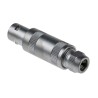 LEMO Circular Connector Cable Mount 12 mm, 4 Contacts, Push Pull Plug, Male/Female, IP50, 1S Series IP50