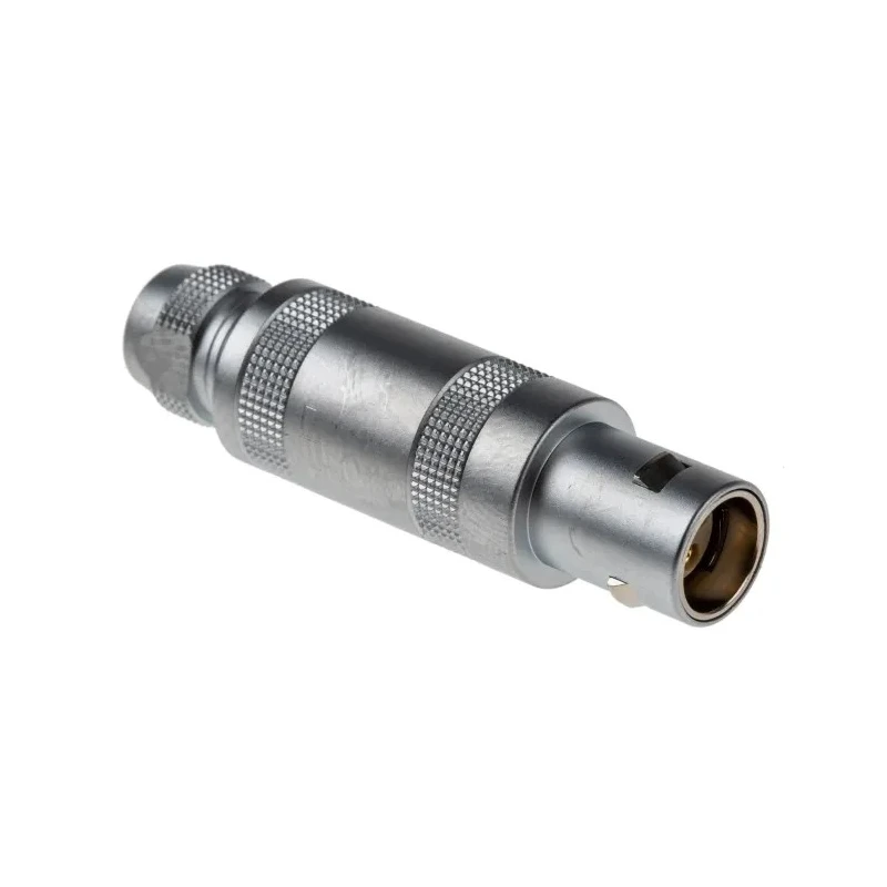 LEMO Circular Connector Cable Mount 12 mm, 4 Contacts, Push Pull Plug, Male/Female, IP50, 1S Series IP50