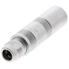 LEMO Circular Connector, 2 Contacts, Cable Mount, 8.9 mm Socket Female, IP50, Brass Housing, 2100V, Push PCA.0S.302.CLLC44