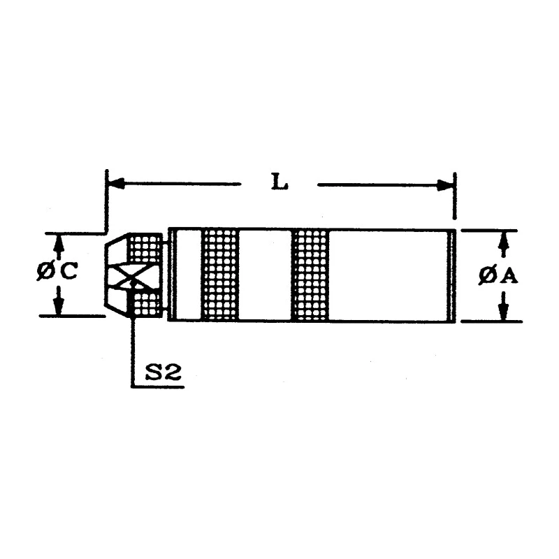 LEMO Circular Connector, 2 Contacts, Cable Mount, 11.9 mm Connector Size, Socket Female, IP50, 1S Series PCA.1S.302.CLLC52