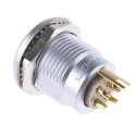 Lemo Circular Connector, 4 Contacts, Panel Mount, 18 mm Socket Female, IP50 Rated, 2S Series ERN.2S.304.CLL