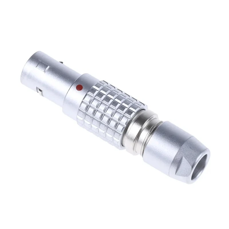 LEMO Circular Connector 2 Contacts Cable Mount Plug Male 9.5 mm 10A 1490V IP50 Brass Gold Plated Contacts FGG.0B.302.CLAD42