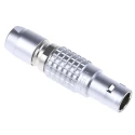 LEMO Circular Connector 2 Contacts Cable Mount Plug Male 9.5 mm 10A 1490V IP50 Brass Gold Plated Contacts FGG.0B.302.CLAD42