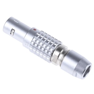 LEMO Industrial Circular Connector, 3 Contacts, Cable Mount, 9.5 mm, Plug Male, IP50, Brass Housing, Gold FGG.0B.303.CLAD52