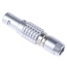 LEMO Industrial Circular Connector, 3 Contacts, Cable Mount, 9.5 mm, Plug Male, IP50, Brass Housing, Gold FGG.0B.303.CLAD52