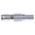 LEMO Industrial Circular Connector, 3 Contacts, Cable Mount, 9.5 mm, Plug Male, IP50, Brass Housing, Gold FGG.0B.303.CLAD52