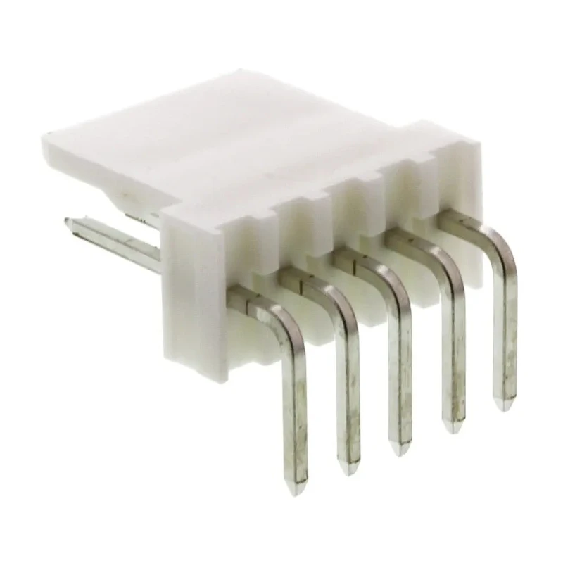 Molex KK 254 Series Right Angle Through Hole Pin Header 5 Contacts 2.54 mm Pitch 1 Row Unshrouded 22-05-7058