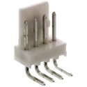 Molex KK 254 Series Right Angle Through Hole Pin Header 4 Contact, 2.54 mm Pitch, 1 Row, Unshrouded 22-05-7048