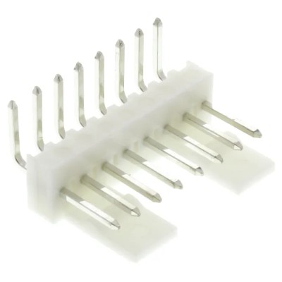Molex KK 254 Series Right Angle Through Hole Pin Header 8 Contacts 2.54 mm Pitch 1 Row Unshrouded 22-05-7088